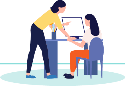 個別指導の様子